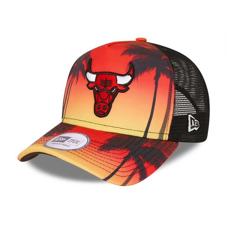 Gorras New Era Nba Negros - Chicago Bulls Summer City Trucker 48396RGMU